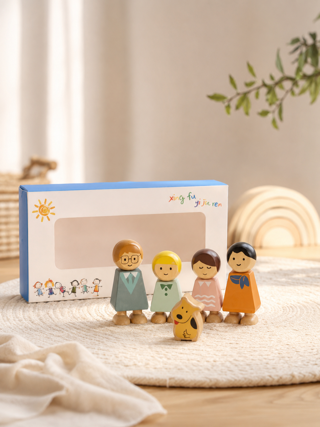 Familia de Madera Montessori