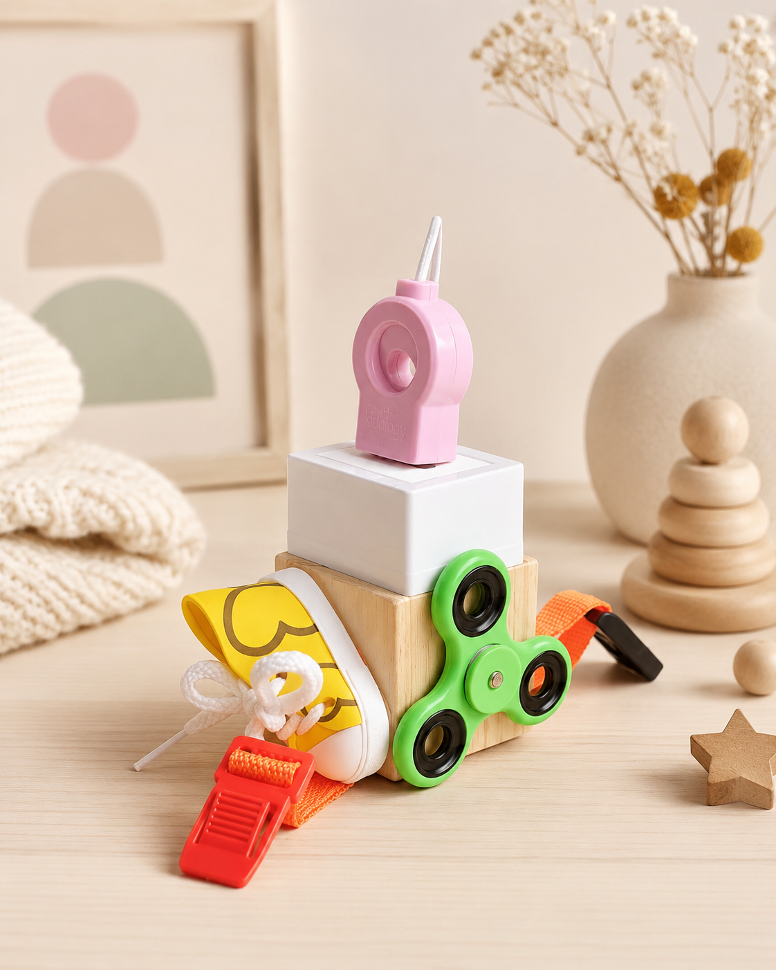 Cubo Sensorial Montessori