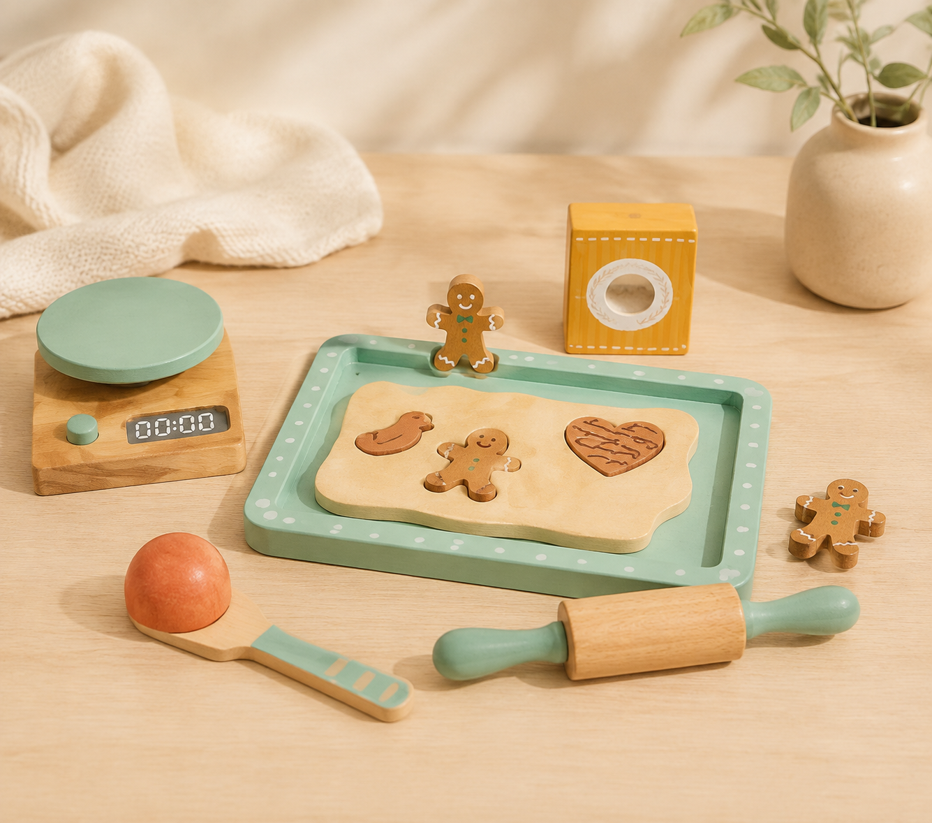 Set de Galletas Montessori de Madera