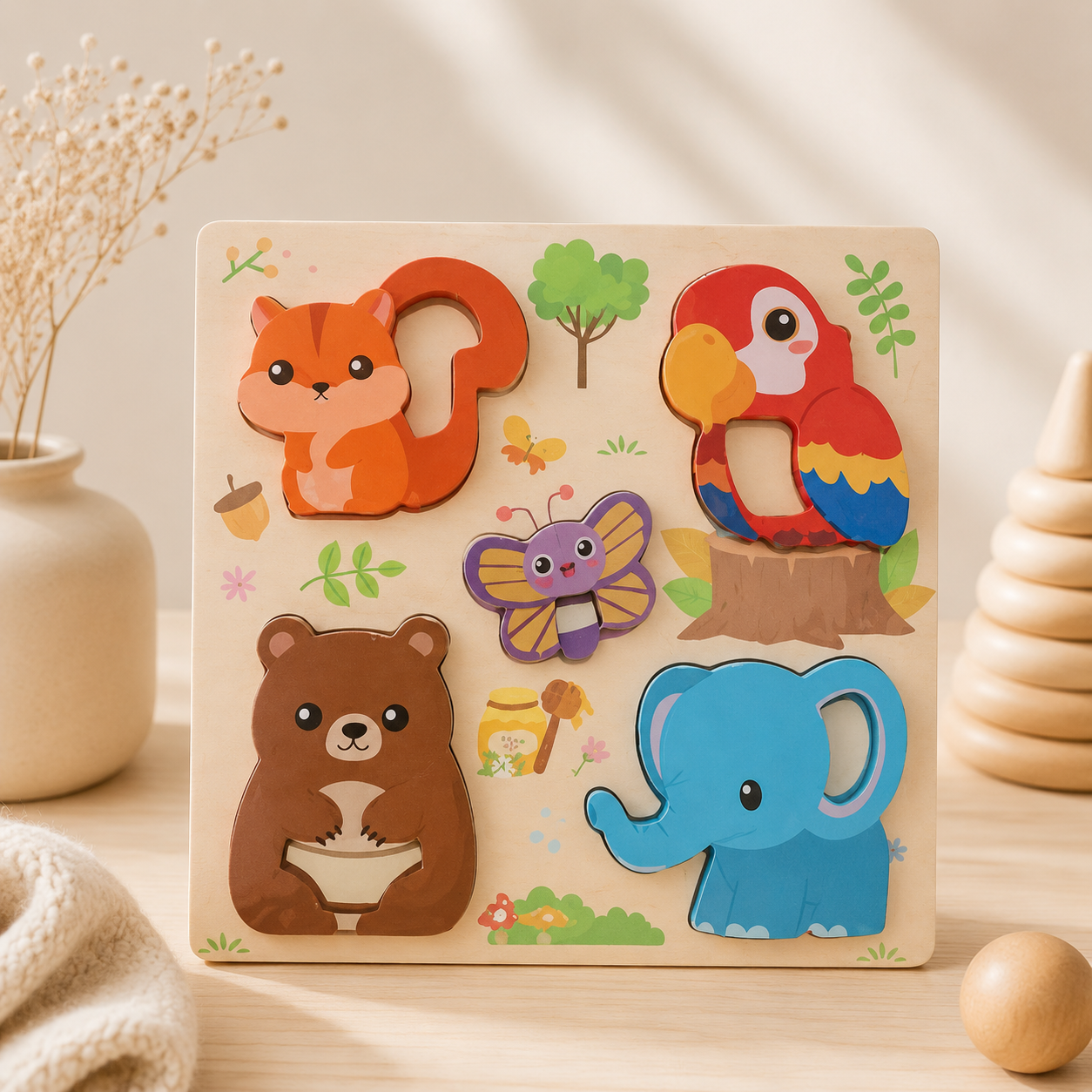 Puzzle Educativo de Encaje