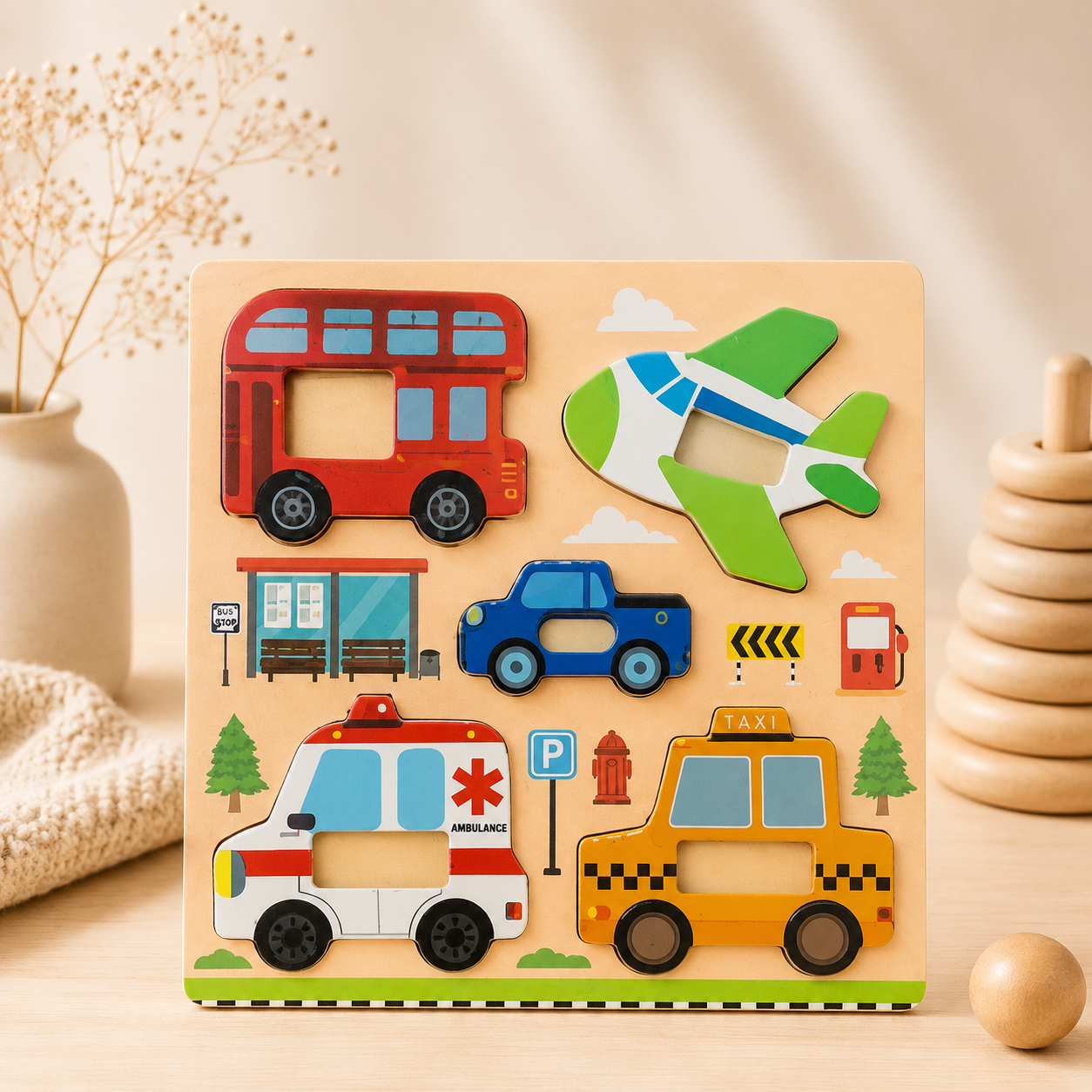 Puzzle Educativo de Encaje