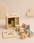 Cubos de Madera Educativos ABC
