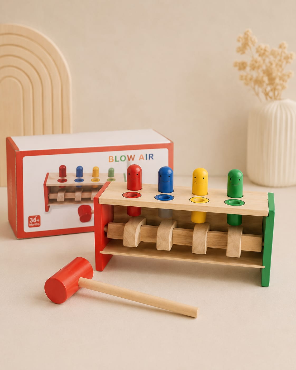 Banco de Golpeo de Madera Blow Air