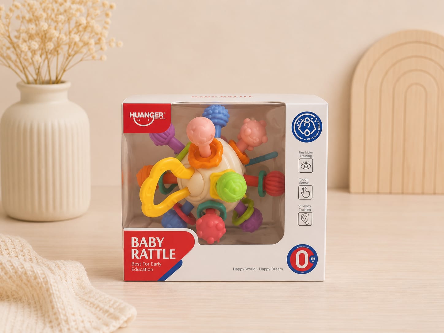 Sonajero Sensorial Multifuncional para Bebés